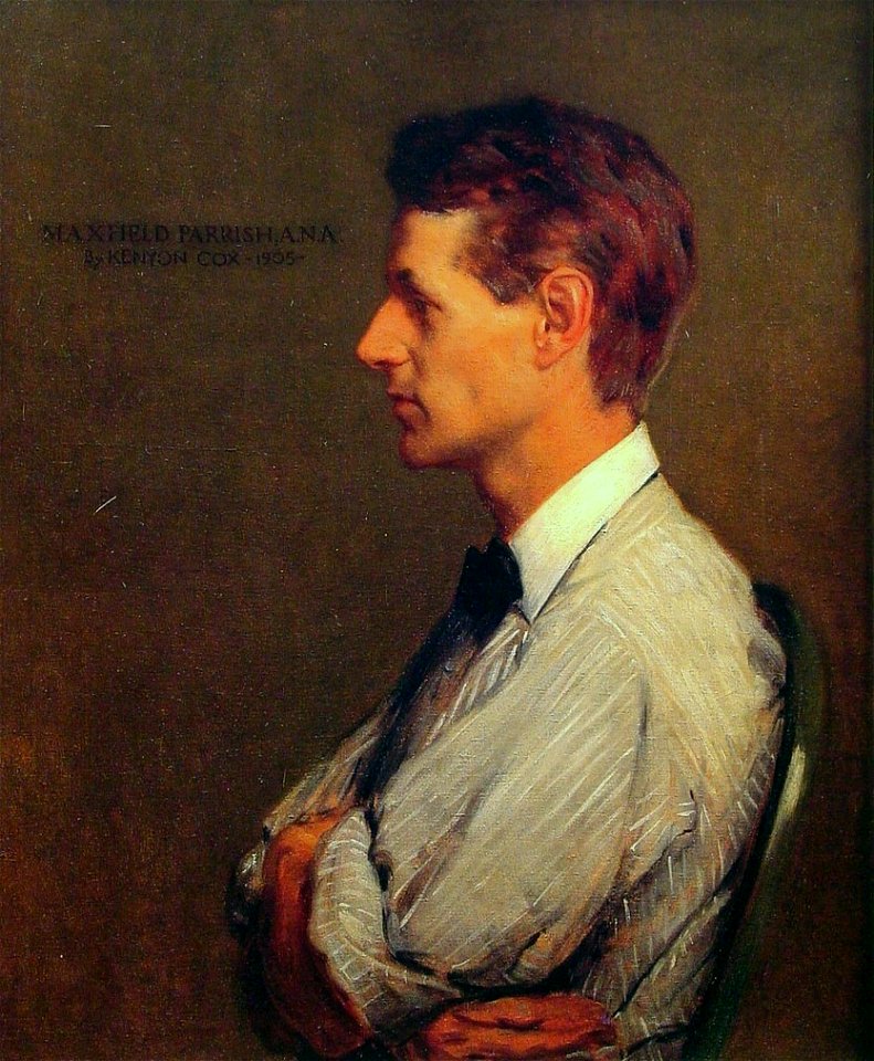 Kenyon Cox - Portrait of Maxfield Parrish (1905)