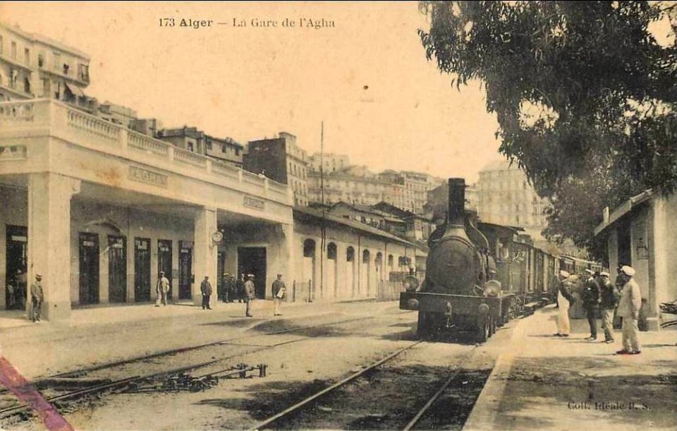 CP-Gare-de-l'Agah (Alger) - début XXe siècle