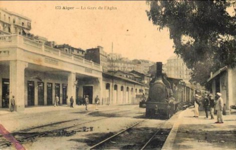 CP-Gare-de-l'Agah (Alger) - début XXe siècle