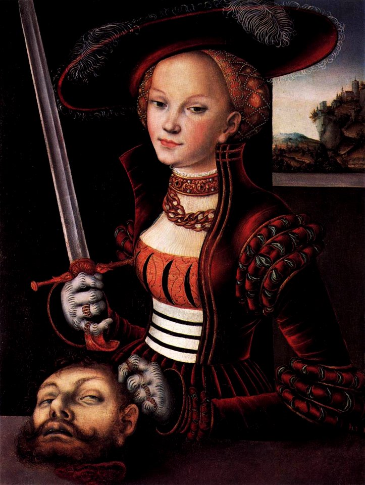 Lucas Cranach d. Ä. - Judith Victorious - WGA05720