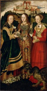 Lucas Cranach d.Ä. - Katharinenaltar (Dresden) rechter Flügel, innen