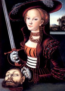 Judith mit dem Haupt des Holofernes. Free illustration for personal and commercial use.