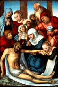 Lucas Cranach d.Ä. - Die Beweinung Christi
