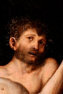 Hercules and Antaeus by Lucas Cranach the Elder (GB CVW 0381N) - detail