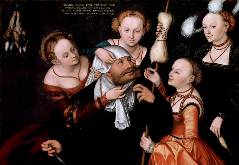 Lucas Cranach d.Ä. - Herkules bei Omphale (Herzog Anton Ulrich-Museum)