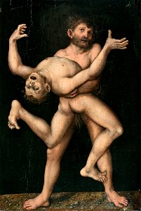 Lucas Cranach d.Ä. - Hercules und Antaeus
