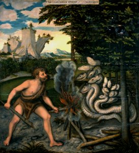 Lucas Cranach d.Ä. - Herkules und die lernäische Schlange (Herzog Anton Ulrich-Museum)
