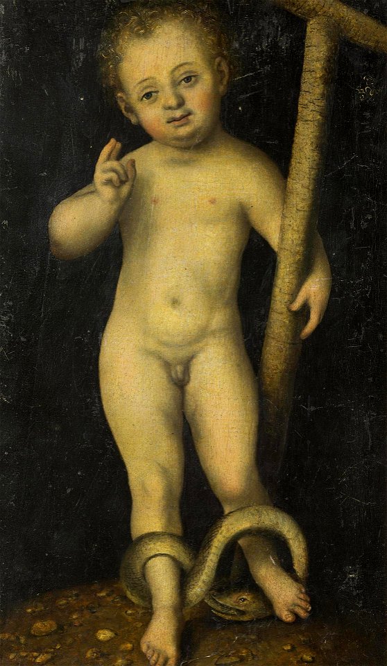 Lucas Cranach (I) - Christusknabe (Eremitage)
