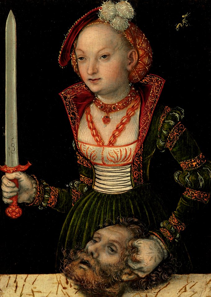 Lucas Cranach d.Ä. - Judith mit dem Haupt des Holofernes