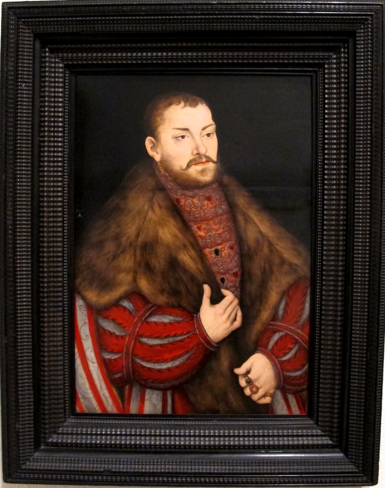 Cranach il vecchio, ritratto di Gioacchino II, elettore di Brandeburgo, 1529, 01