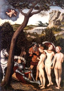 Lucas Cranach d. Ä. - The Judgment of Paris - WGA05630