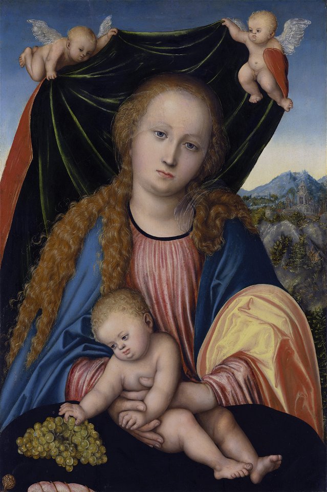 Virgin and Child, by Lucas Cranach (I)