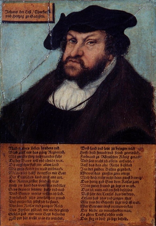 Cranach, Lucas (I) workshop - John the Steadfeast - Uffizi