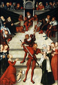 Lucas Cranach d.Ä. - Das Urteil des Salomonis (ca.1537)