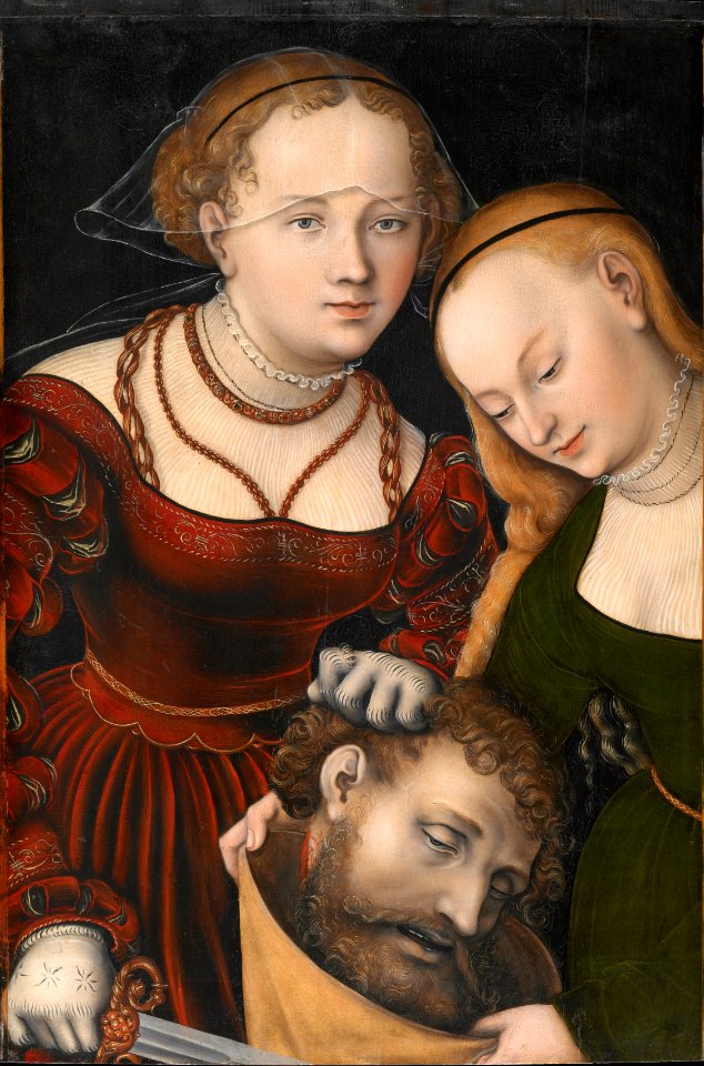 Lucas Cranach d.Ä. - Judith mit dem Haupt des Holofernes (Kunsthistorisches Museum, Vienna)