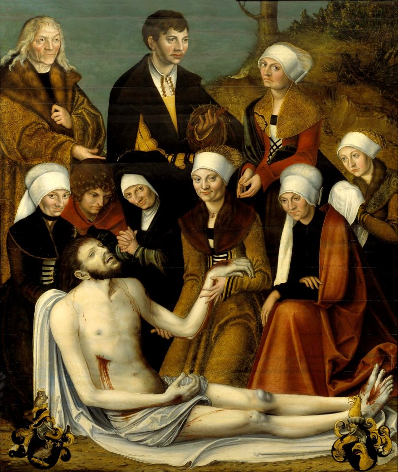School of Lucas Cranach (I) - The lamentation (Stockholm)
