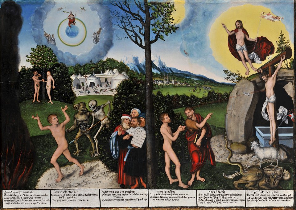 Lucas Cranach d.Ä. - Verdammnis und Erlösung (Schloss Friedenstein)