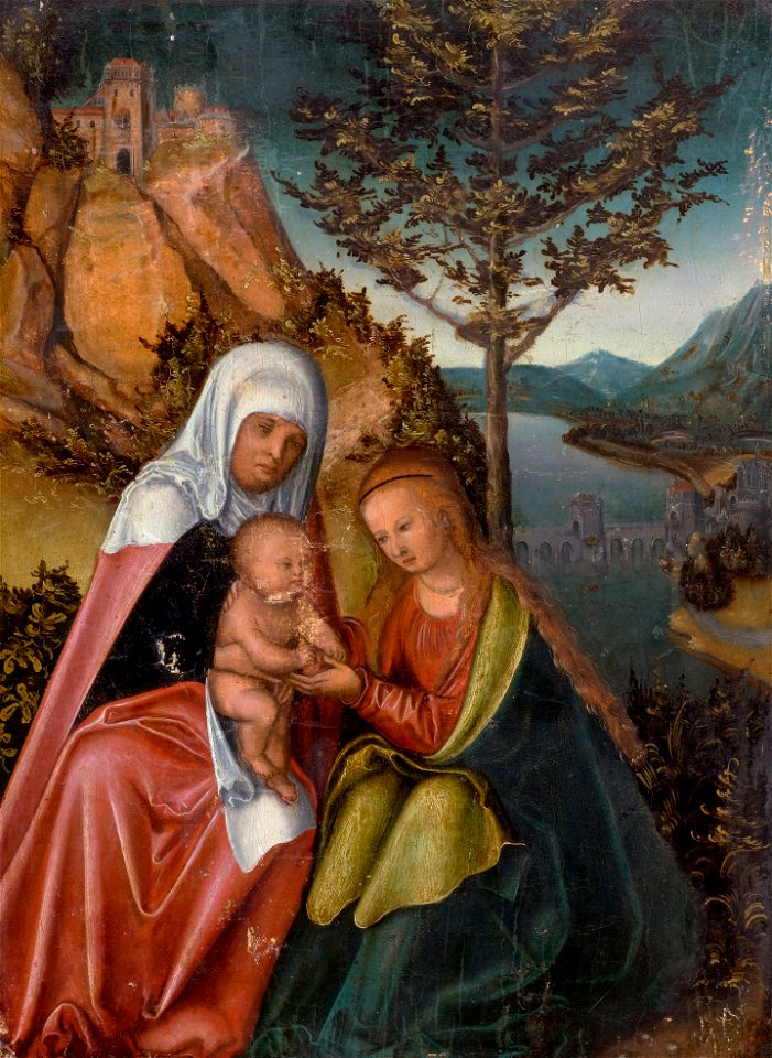 Lucas Cranach (I) - Hl. Anna Selbdritt (1516-1518)