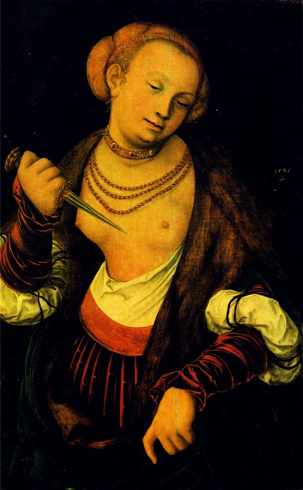 Lucas Cranach d.Ä. - Lukrezia (1535, Nizhny Novgorod)