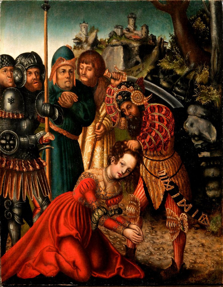 Lucas Cranach d.Ä. - Das Martyrium der heiligen Barbara (Angermuseum Erfurt)