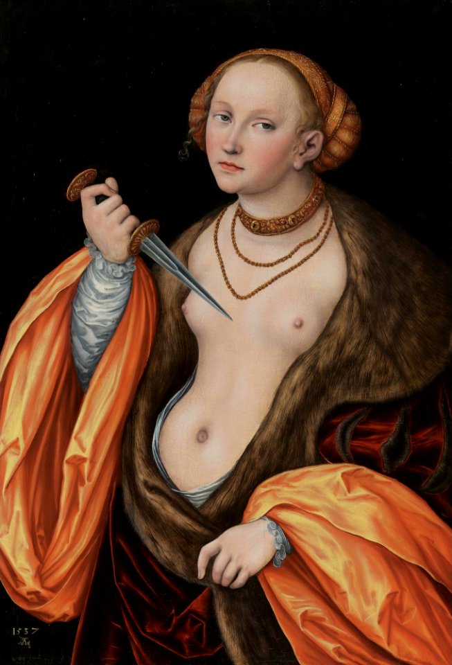 Lucas Cranach - Lukrezia (1537)