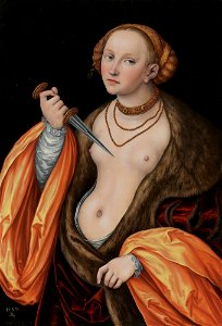 Lucas Cranach - Lukrezia (1537)