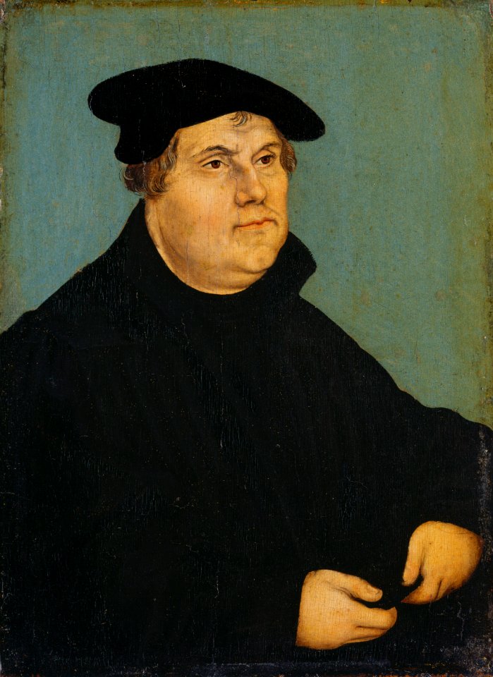 Lucas Cranach (I) - Bildnis Martin Luthers 1543 (Kassel)