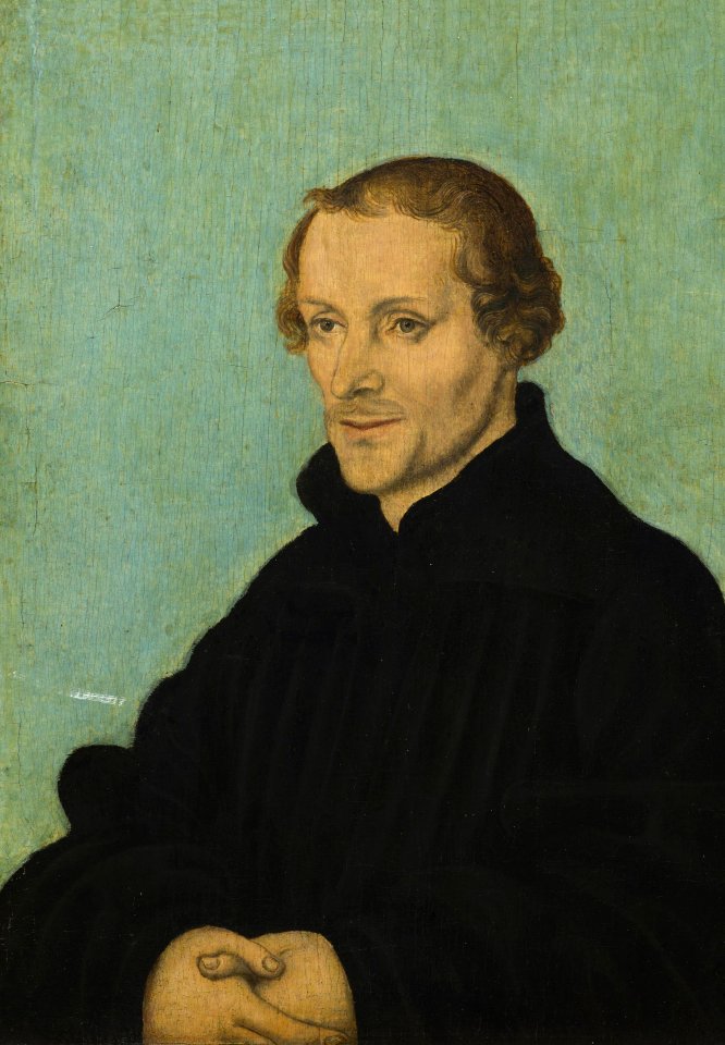 Lucas Cranach (I) - Bildnis Philipp Melanchthons 1532 (Eremitage)