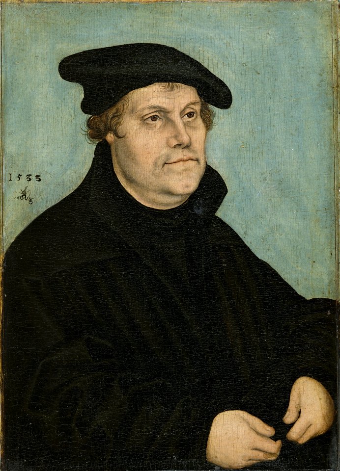 Lucas Cranach d.Ä. - Porträt des Martin Luther (Germanisches Nationalmuseum)