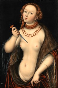 Lucas Cranach d.Ä. - Lucretia (Neue Residenz Bamberg)