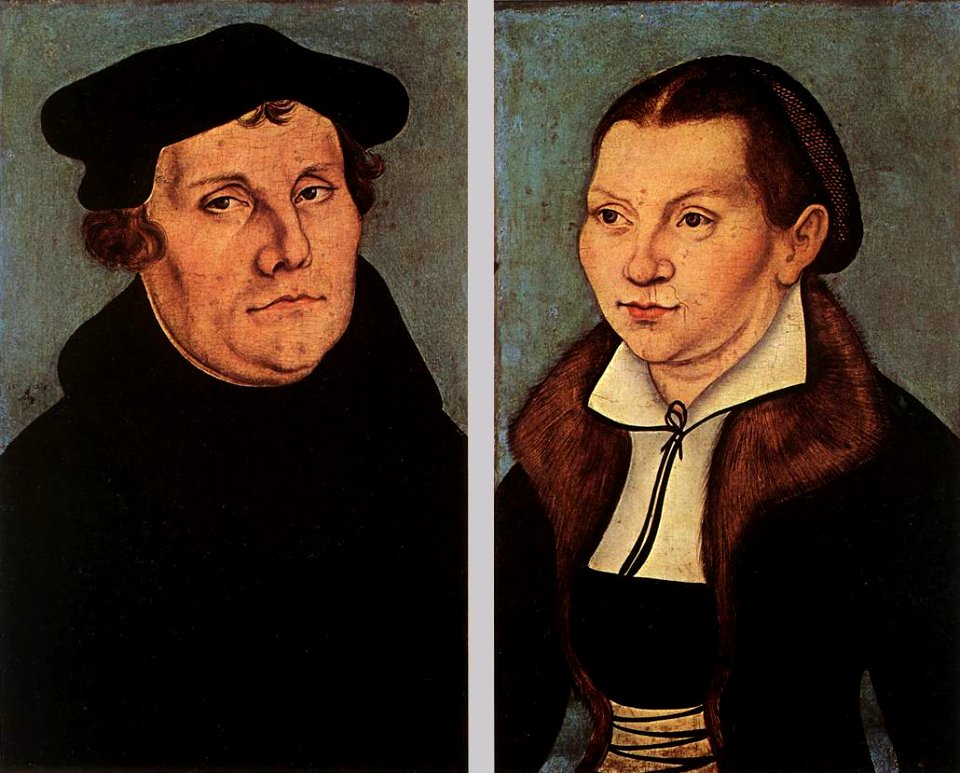 Workshop Lucas Cranach d.Ä. - Doppelporträt Martin Luther u. Katharina Bora (Uffizien)