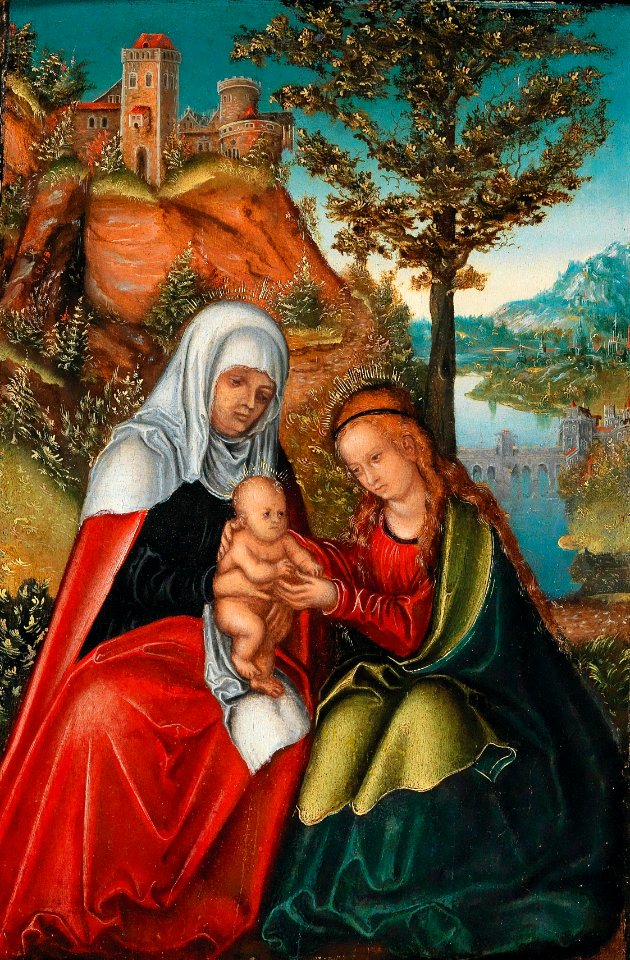 Lucas Cranach (I) - Hl. Anna Selbdritt (vor 1515)