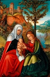 Lucas Cranach (I) - Hl. Anna Selbdritt (vor 1515)