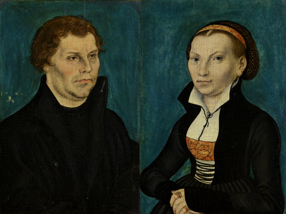 Lucas Cranach the Elder – Bildnis Martin Luthers Bildnis Katharina Luthers (1526) Google Art Project