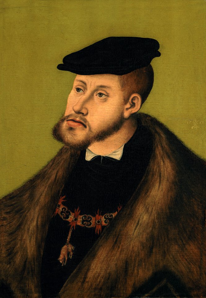 Portrait of the Emperor Charles V (Lucas Cranach the Elder)