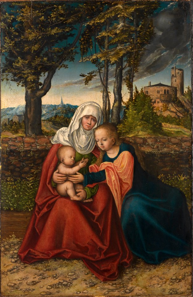 Lucas Cranach (I) - Hl. Anna Selbdritt (ca. 1516)