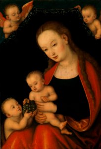 Werkst. Lucas Cranach d.Ä. - Madonna mit Kind (National Gallery of Ireland)