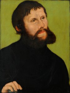 Lucas Cranach d.Ä. - Bildnis Luthers als Junker Jörg (Leipzig)