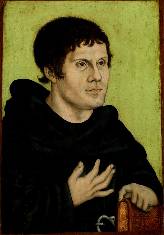 Portrait of Martin Luther as an Augustinian Monk
