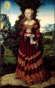 Lucas Cranach d.Ä. - Die heilige Maria Magdalena (Wallraf-Richartz-Museum)
