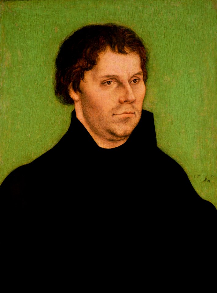 Lucas Cranach d.Ä. - Porträt des Martin Luther, 1525 (Bristol)