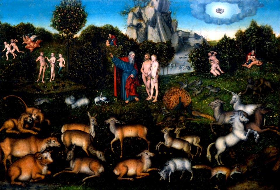 Lucas Cranach the Elder - The Garden of Eden - Google Art Project