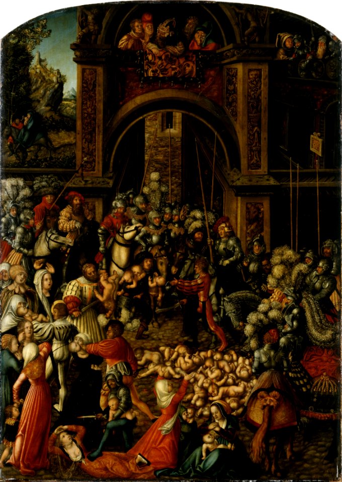 Lucas Cranach (I) - Bethlehemitischer Kindermord (Dresden, Alte Meister)