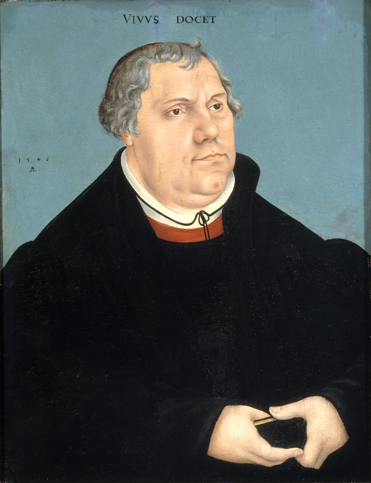 Lucas Cranach d.Ä. - Bildnis des Martin Luther (1546, Catharijneconvent)