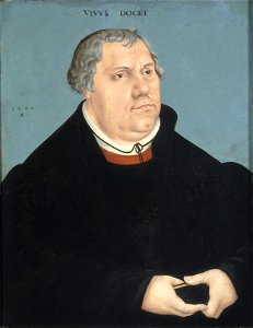 Lucas Cranach d.Ä. - Bildnis des Martin Luther (1546, Catharijneconvent)