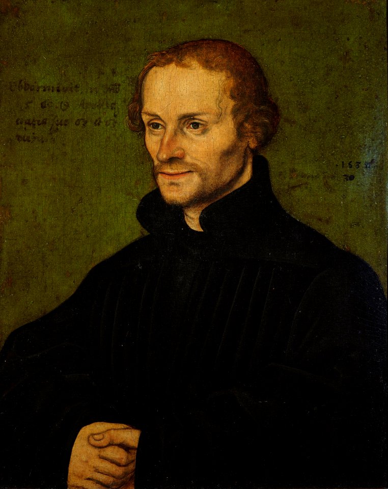 Lucas Cranach (I) - Bildnis Philipp Melanchthons 1532 (Dresden)