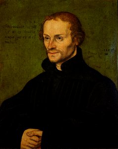 Lucas Cranach (I) - Bildnis Philipp Melanchthons 1532 (Dresden)