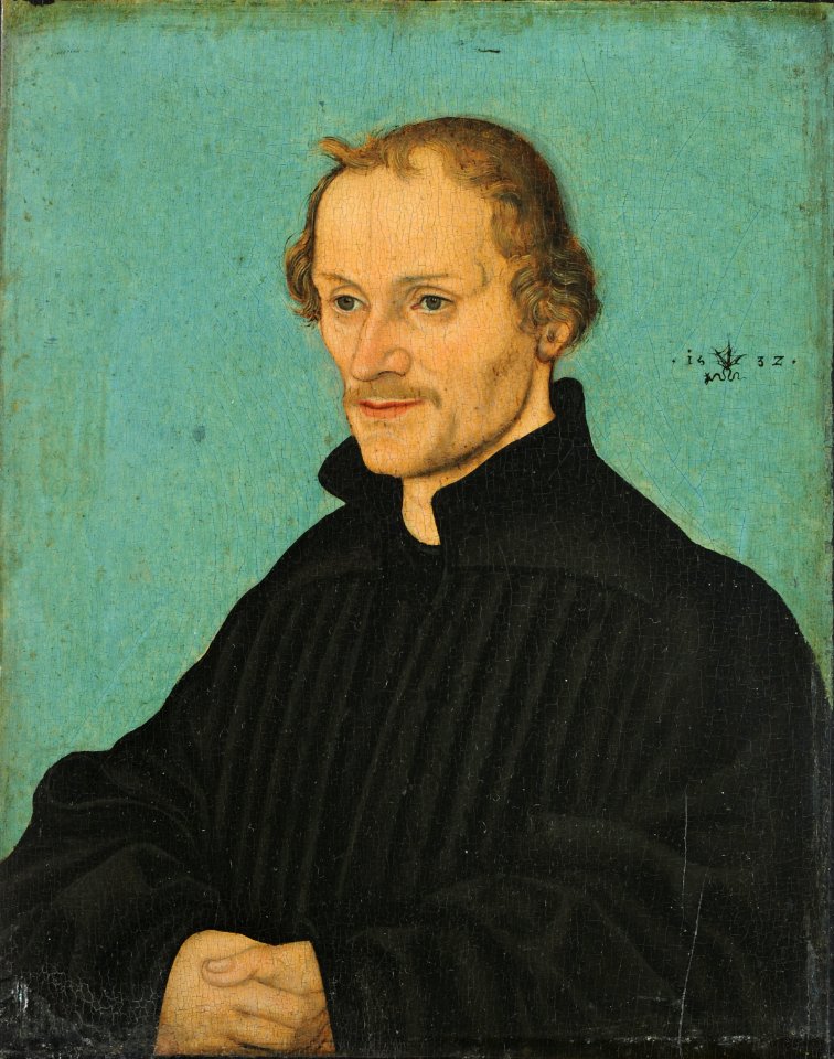 Lucas Cranach (I) - Bildnis Philipp Melanchthons 1532 (Gotha)