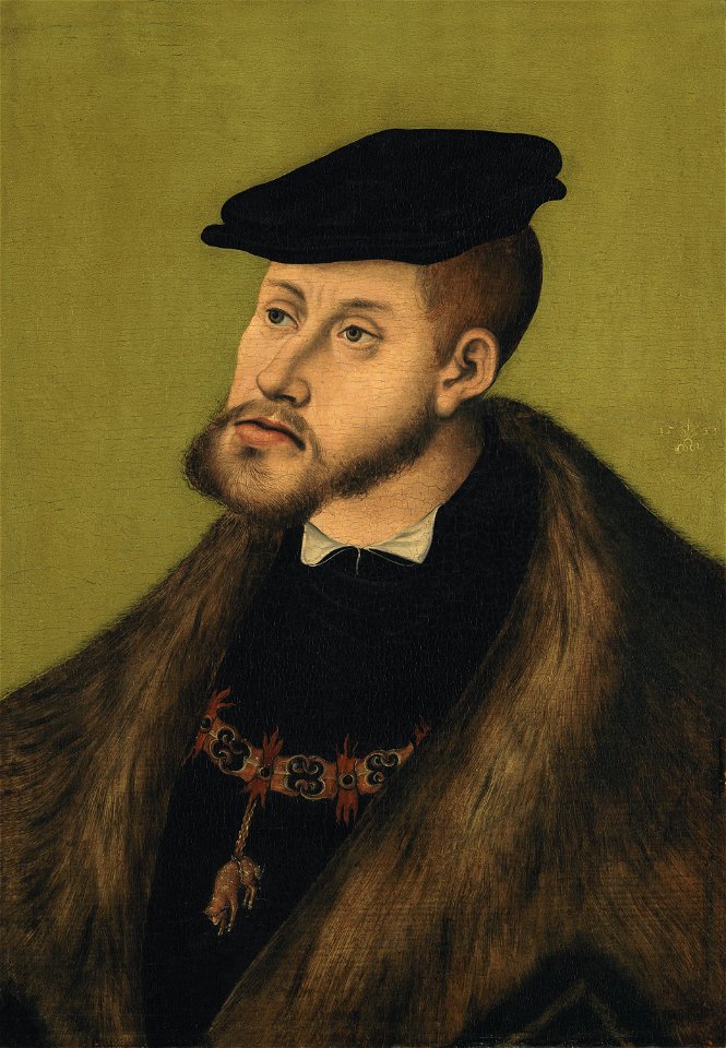 Lucas Cranach d.Ä. - Porträt Kaiser Karl V.