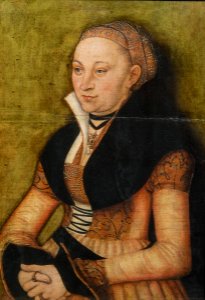 Lucas Cranach (I) - Portrait of a Lady (1526, Pushkin Musem)